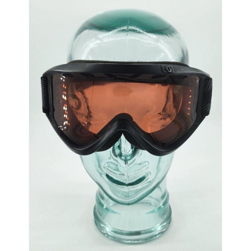 Vtg‎ Scott Goggles Adult Skiing Snowboarding Motocross Snowmobile ATV Amber Lens